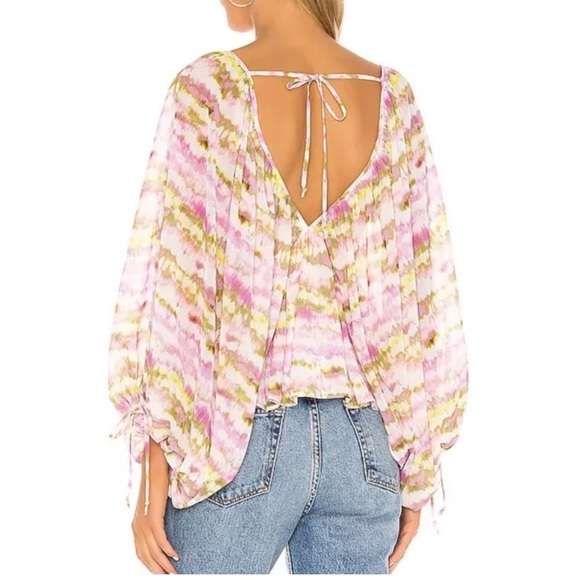 NWT Tularosa Nola Top in Orchid Multi Tie Dye. Size Large - Picture 2 of 3